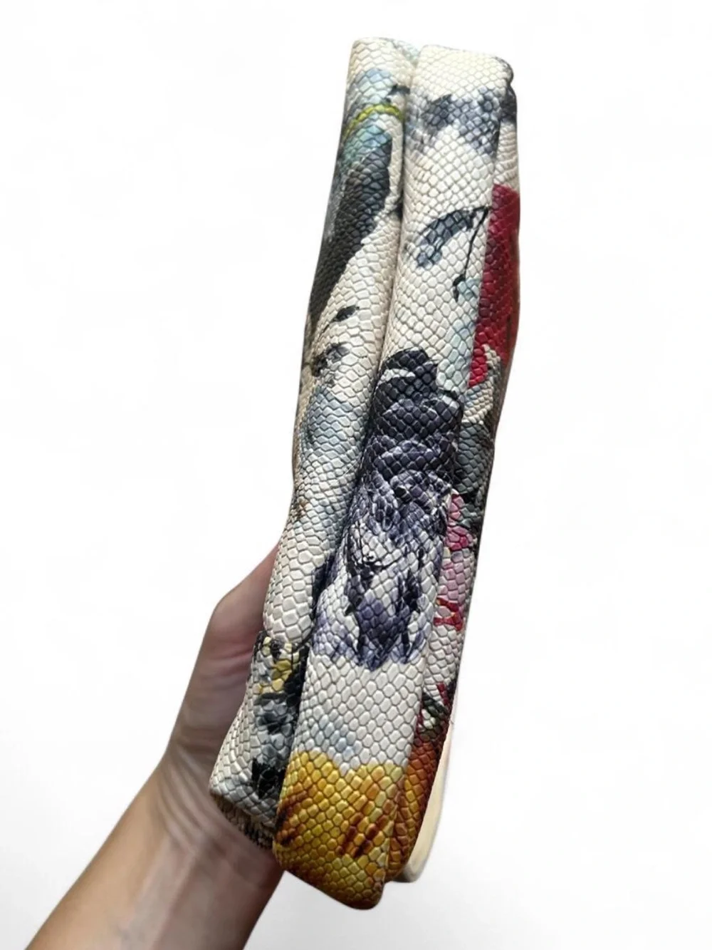 Multi-Color Floral Crossbody Bag by